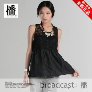  播夏装专柜正品牌女装写在心里桑蚕丝真丝针织吊带 打底背心