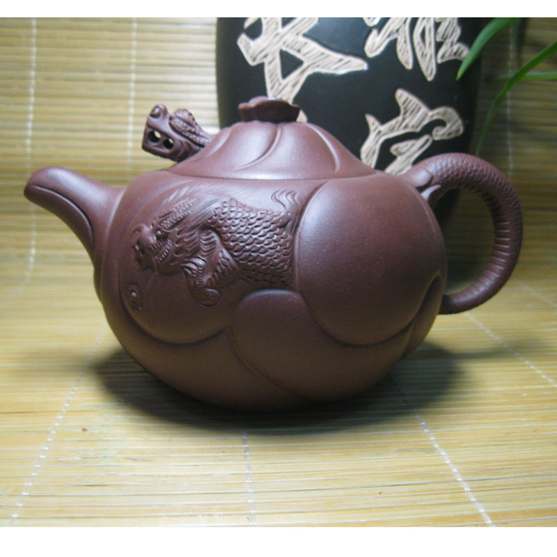 宜兴紫砂精品茶壶 民间艺人 保真 (鱼化龙茶壶)|ruв категории посуда, чайный сервиз, чайник - от Buy2taobao.com для оказания профессиональной услуги покупки агента Taobao