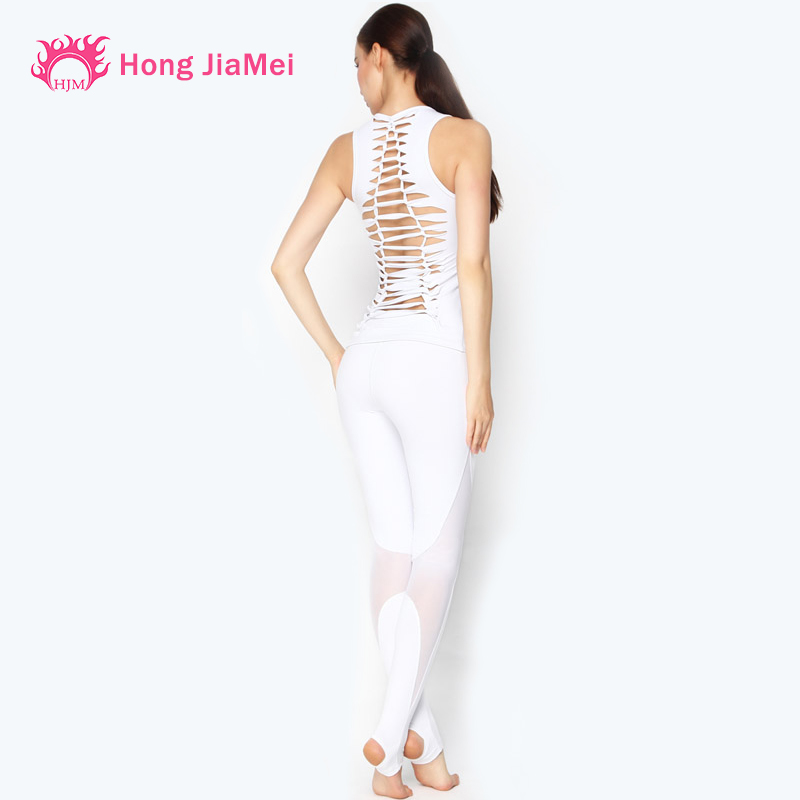 HJMyoga 新款白色瑜伽服套装 性感女神风格专业瑜伽运动服在类目 运动/瑜伽/健身/球迷用品, 瑜伽, 瑜伽服中 - 来自Buy2taobao.com提供专业的淘宝代购服务