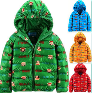  正品童装男童女童大嘴猴羽绒服 儿童羽绒服 厚款羽绒 短款羽绒服
