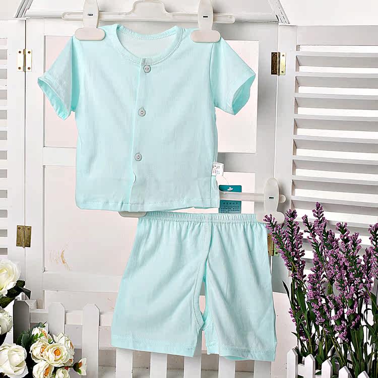 宝宝/婴儿<em>夏装</em>纯棉薄<em>短袖短裤</em>童装套装<em>儿童</em>睡