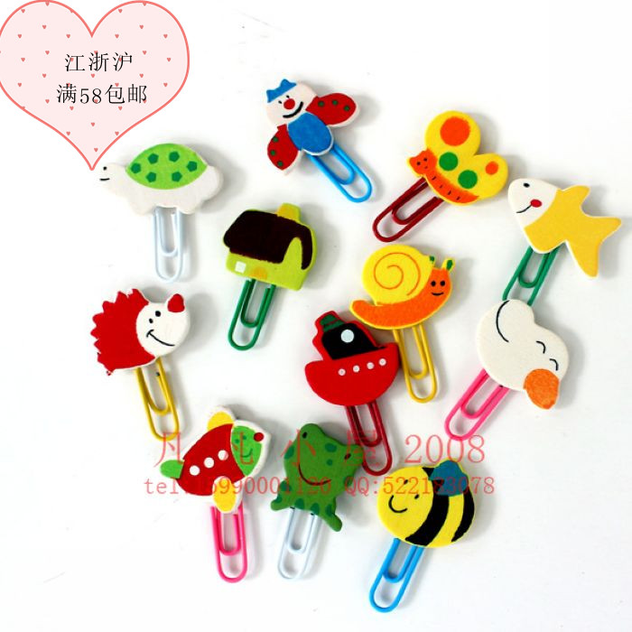 Jiangsu FULL Special Offer the republic of korea originality Stationery lovely animal modelling Paperclip woodiness bookmark wholesalein the Electronic Dictionary/Electronic paper book/Stationery , The paper book , Bookmarks category - from Buy2taobao.com to provide professional Taobao agent buy service