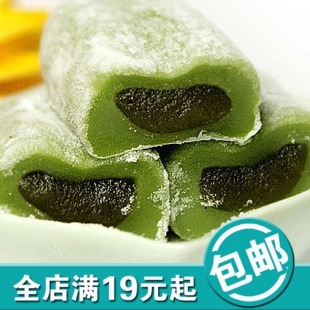  台湾特产进口食品三叔公雪之恋绿茶味手造麻薯180g克麻糬小吃点心