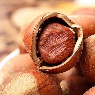  坚果之王 新疆野生榛子特级大粒 开口原味香过东北榛子 新货特价