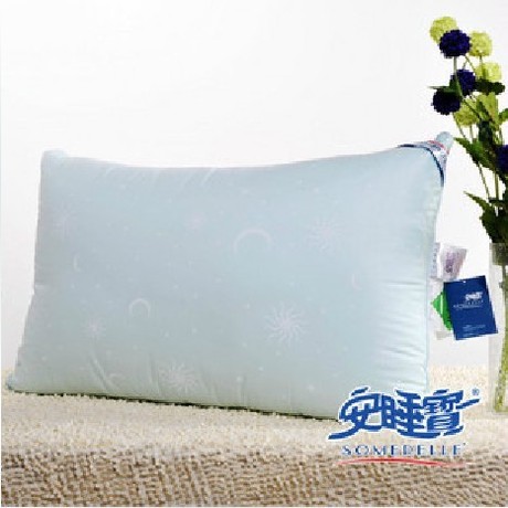 安睡宝正品 全棉悦丝四孔轻柔枕芯\/枕头特价柔