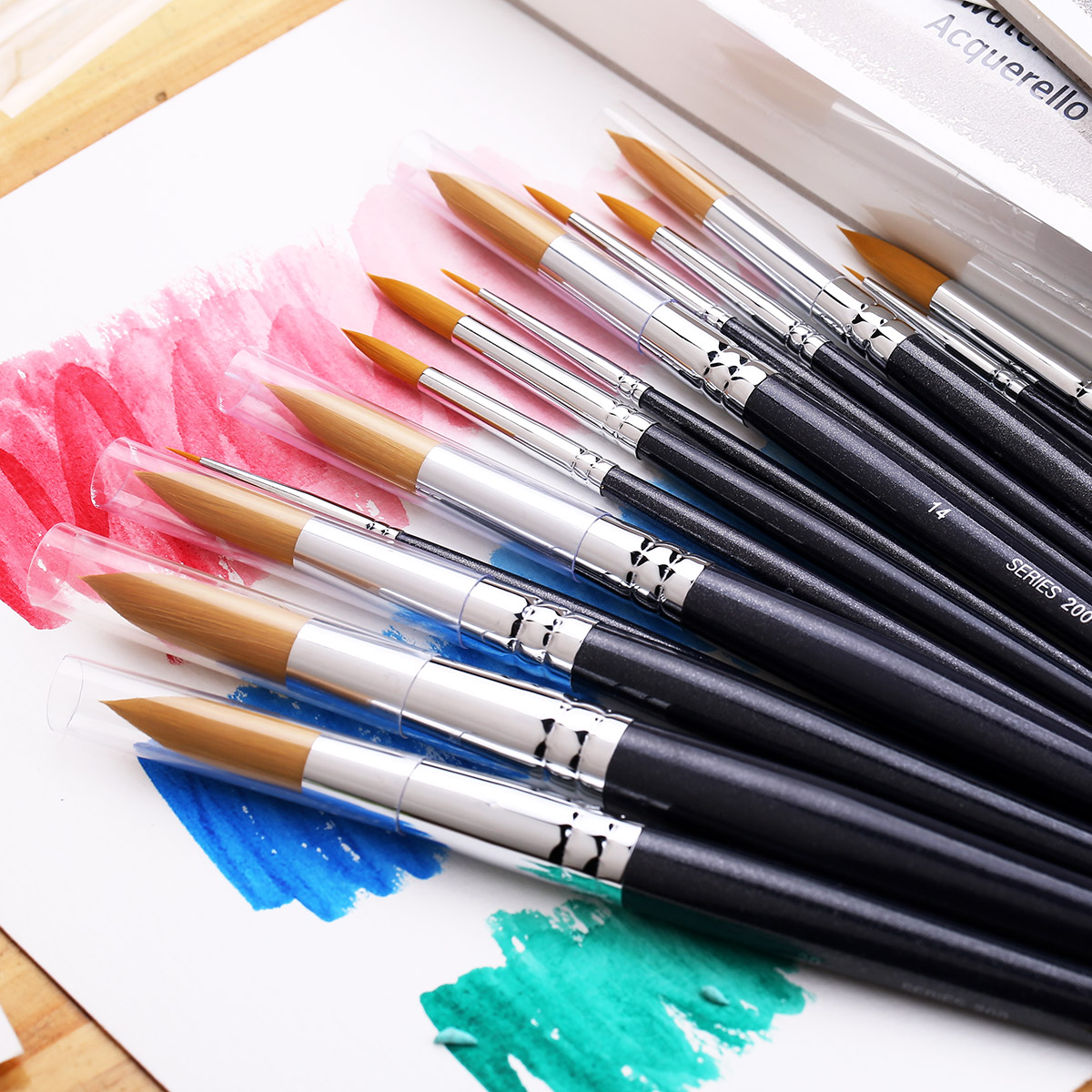 Japan skyists new concept Woods Round Nylon wool Watercolor Brush S200 series Round watercolor penin the Electronic Dictionary/Electronic paper book/Stationery , Painting tools/Painted wood/Calligraphy Supplies , Hook line pen category - from Buy2taobao.com to provide professional Taobao agent buy service