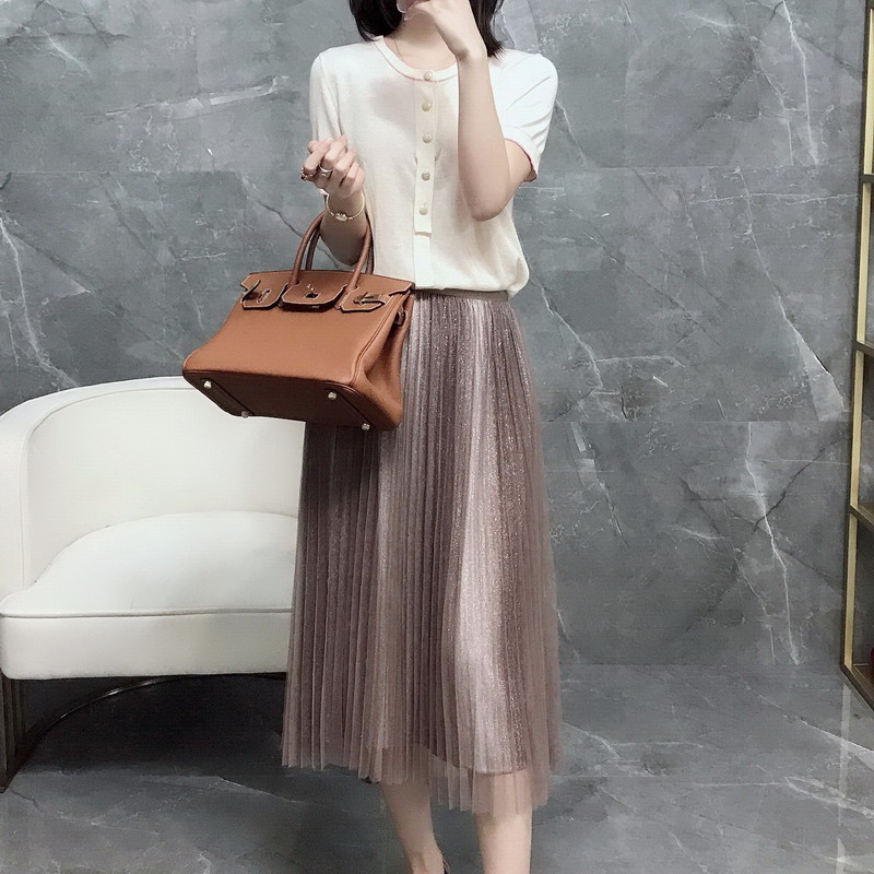 022814 仙女BI入!气质柔美灰咖银丝网纱半裙松紧腰在类目 女装/女士精品, 半身裙中 - 来自Buy2taobao.com提供专业的淘宝代购服务