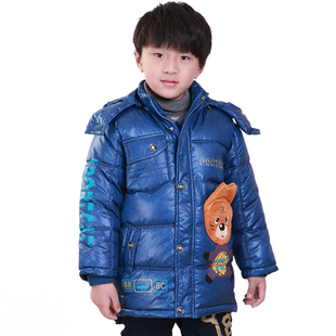  童衣尚装儿童棉服男童棉衣外套宝宝棉袄冬加厚中长款1-2-3-4-5-岁