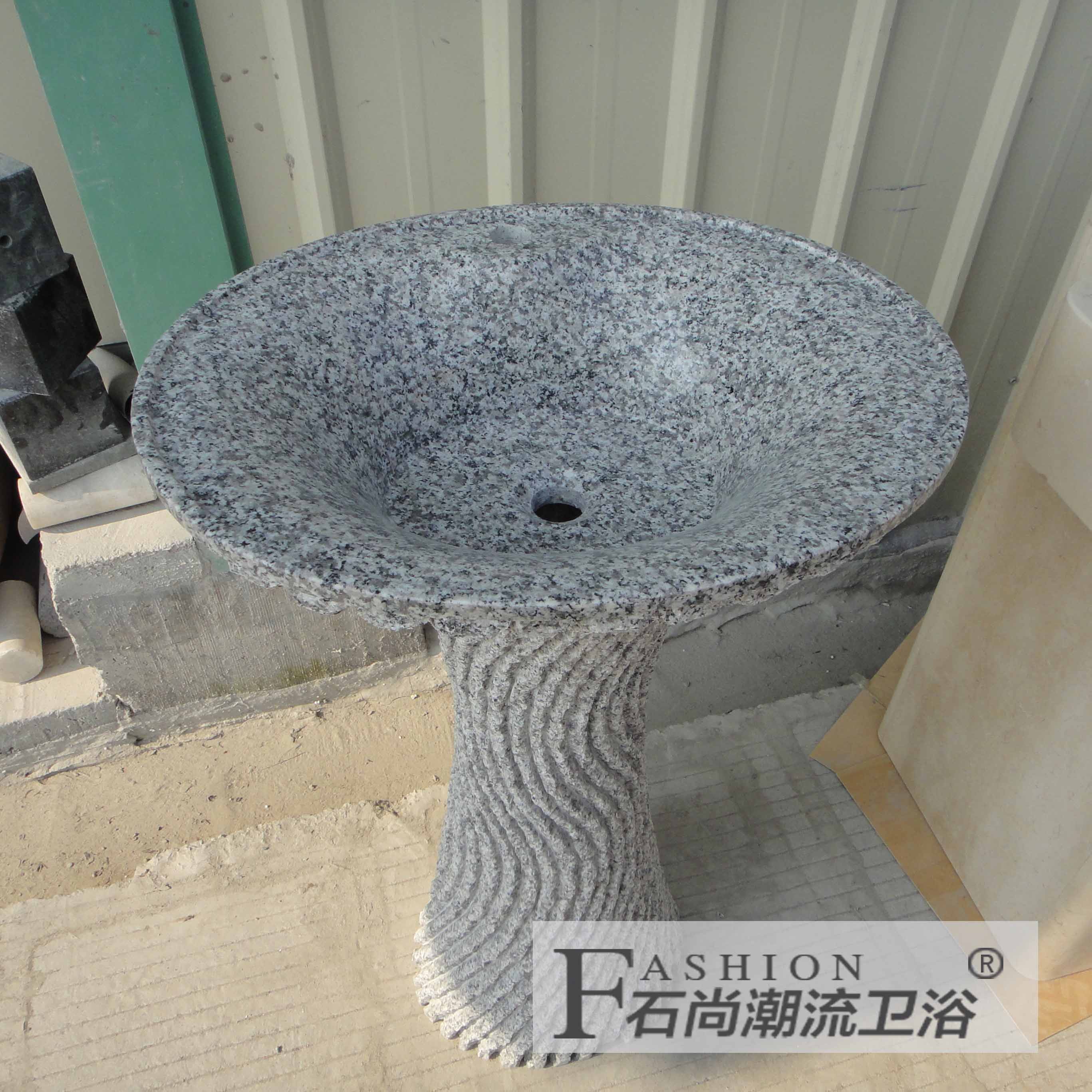 天然石材立柱式石頭盆藝術立柱洗臉盆園藝壹體盆大理石台盆洗面盆在類目 家裝主材, 衛浴用品, 洗面盆, 盆、臺一體成型式臺盆中 - 來自Buy2taobao.com提供專業的淘寶代購服務