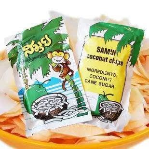 新品 泰国特产进口零食 苏梅SAMUI椰子片 香酥烤椰子片 满68包邮