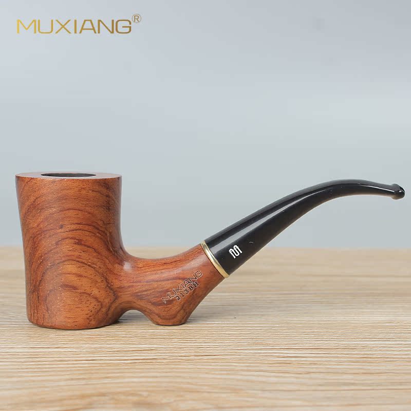 花梨木213BH烟斗 弯柄平底烟斗 烟具 漆面 9MM滤芯在类目 ZIPPO/瑞士军刀/眼镜, 烟具, 烟斗中 - 来自Buy2taobao.com提供专业的淘宝代购服务