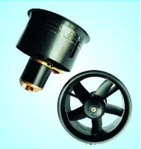 飞骏电机64涵道5叶风扇f2836--3500kv/4s无刷电机 外转马达