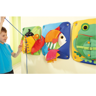 培乐迪墙面玩具软体穿编套装 幼儿园墙面游戏