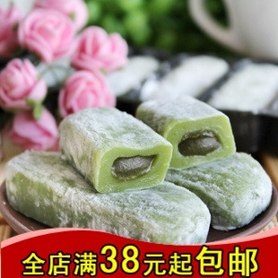  台湾特产进口食品 三叔公雪之恋手造麻糬麻薯 180g 绿茶味 非常糯