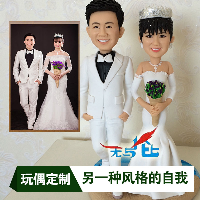3d打印人像定制真人软陶人偶泥人公仔蜡像玩偶泥塑照片结婚礼物在类目 个性定制/设计服务/DIY, 日用/装饰定制, 人偶/公仔定制, 软陶人偶中 - 来自Buy2taobao.com提供专业的淘宝代购服务