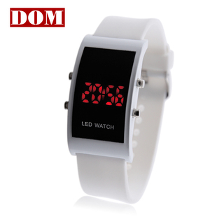  香港DOM 果冻女表 学生手表 女款 LED 女士手表 儿童手表 拍拍表