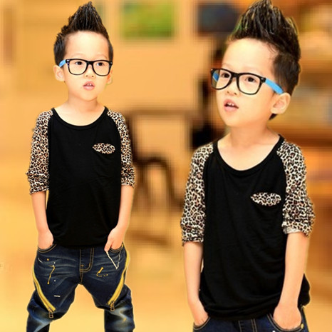 热销<em>童装</em>T恤 <em>男孩女孩童装</em>男童女童秋装2013