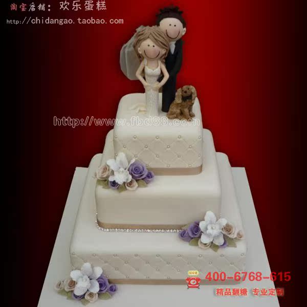 创意结婚公仔蛋糕订做 个性翻糖婚礼蛋糕 北京专业翻糖蛋糕店 创意结婚公仔蛋糕订做 个性翻糖婚礼蛋糕 北京专业翻糖蛋糕店