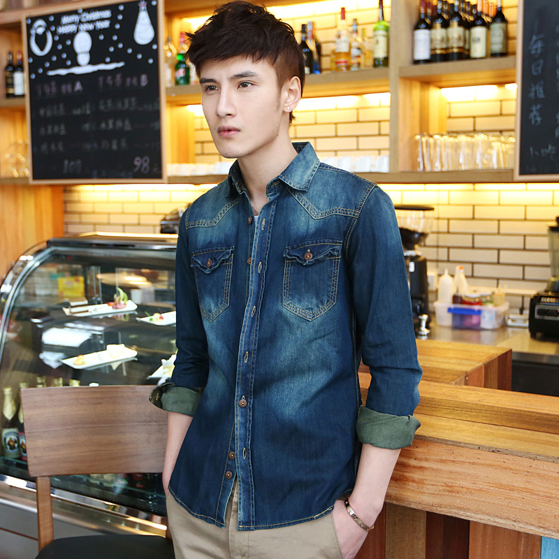 牛仔衬衣 男 长袖多少钱,牛仔衬衣 男 长袖网上