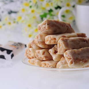  来伊份官方旗舰店 食品 正品 花生牛轧糖 218g 台湾特产