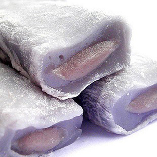  台湾进口零食品 三叔公雪之恋 纯手工麻薯 (芋头味) 180g 5包包邮