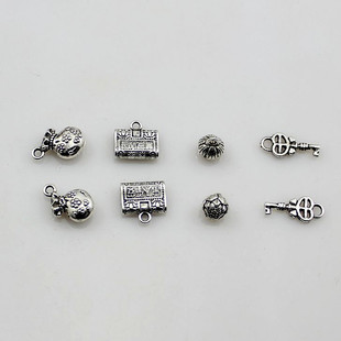  昌达 藏银钱袋吊扣配件小钱袋藏银饰品古银材料DIY手工百宝袋子