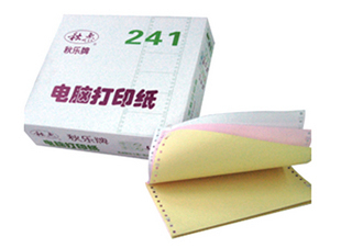秋乐无碳电脑打印纸 电脑凭证纸241-5 撕边线/双裂线/2等分/彩色|ruв категории офисное оборудование/расходные материалы/соответствующие услуги, офисной бумаги, печатная бумага - от Buy2taobao.com для оказания профессиональной услуги покупки агента Taobao