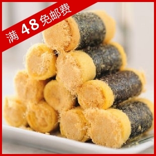  澳门特产正牌 车厘哥夫紫菜肉松蛋卷仔250g 点心传统糕点食品零食