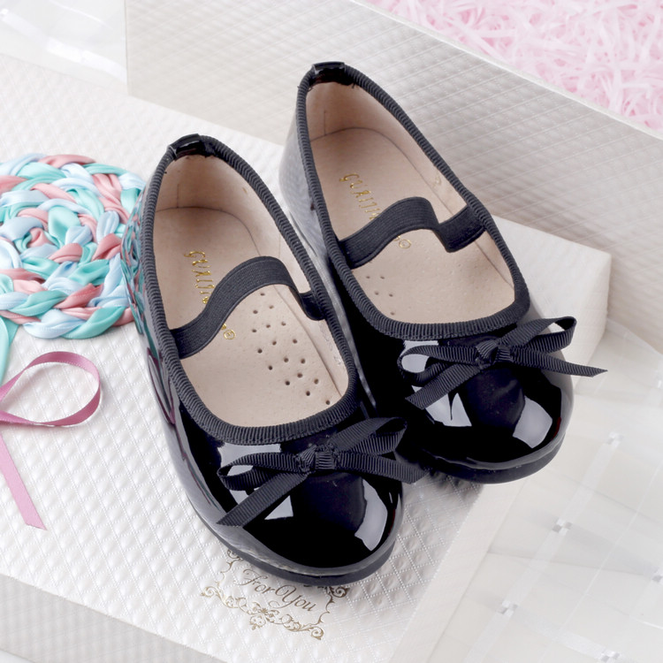 Daughter Single shoes new pattern Black shoes student CUHK princess Girls Shoes bowin the Shoes/Baby Shoes/Parent-child shoes , Leather shoes category - from Buy2taobao.com to provide professional Taobao agent buy service