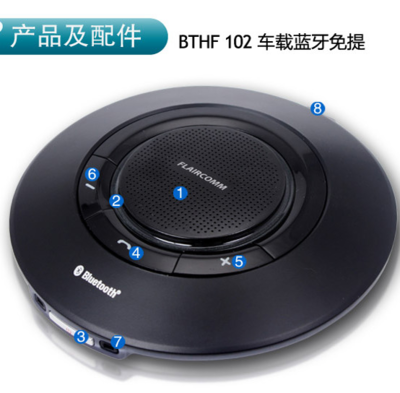 转行亏本清仓 慧翰车载蓝牙音箱BTHF102飞碟型 遮阳板式免提包邮在类目 汽车/用品/配件/改装, 汽车影音/车用电子/电器, 汽车影音, 其它汽车影音产品中 - 来自Buy2taobao.com提供专业的淘宝代购服务