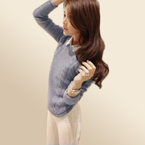 淘宝聚划算购物修身型针织衫秋冬<em>毛衣</em>宽松针织