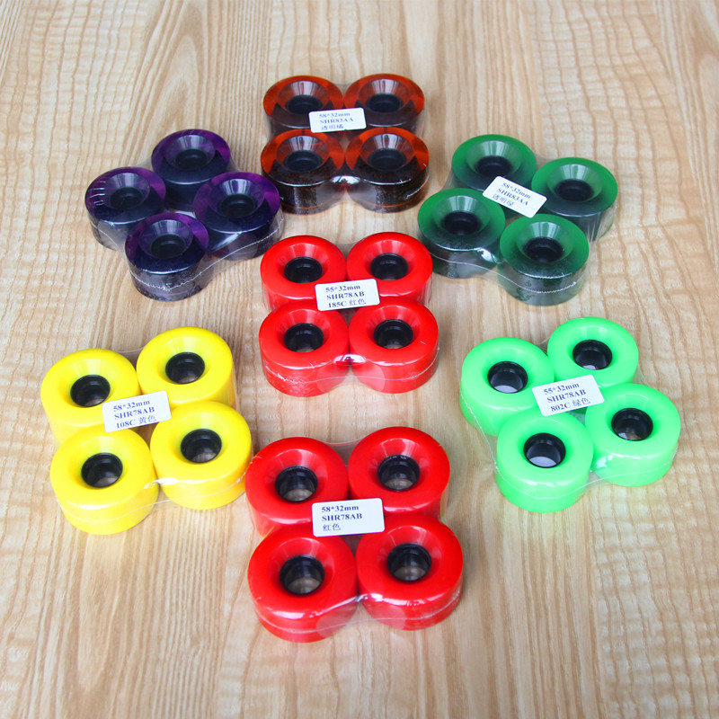 quality goods Skate Brush Street Mobility Shockproof Highway wheel 78A parts bearing Discount Wind child Skatein the Sports/Yoga/Fitness/Fans supplies , Skating/Skateboard/Extreme Sports , Limit equipment/Accessories area , Skateboard wheels category - from Buy2taobao.com to provide professional Taobao agent buy service