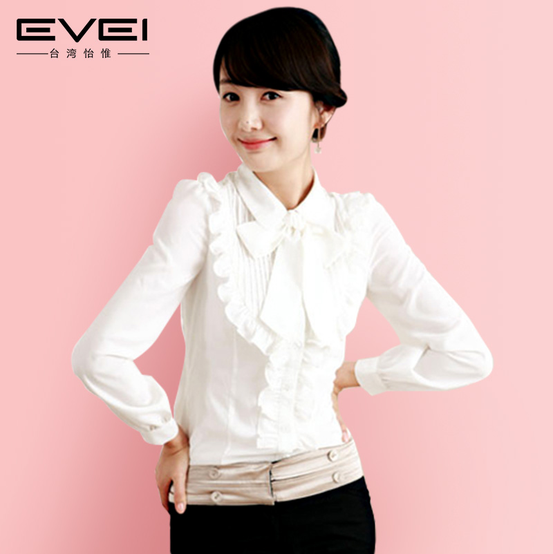 学院风蝴蝶结雪纺...