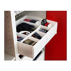 宜家正品IKEA 思庫布 儲物盒收納盒帶格(44x34x11)多色在類目 收納整理, 家庭收納用具, 收納盒, 桌面收納盒中 - 來自Buy2taobao.com提供專業的淘寶代購服務