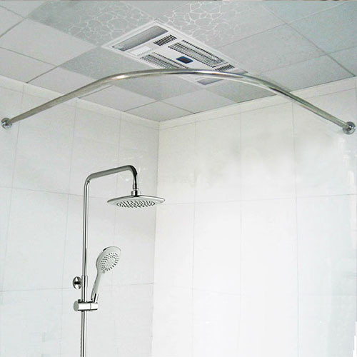 SUS304 Stainless steel Arc Corner TOILET Shower Room Shower curtain rod 100 Multiply 100in the Family/Personal Cleaning Tools , Sanitary appliances/Bathroom accessories , Shower curtain rod category - from Buy2taobao.com to provide professional Taobao agent buy service