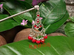  民族风复古典古装古代结婚发饰盘发簪子头钗步摇流苏古代可爱甜美