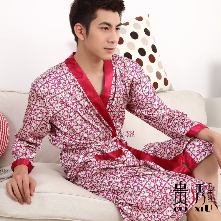 【图】<em>男士睡袍夏季</em>,<em>男士睡袍夏季</em>网店,怎样裁
