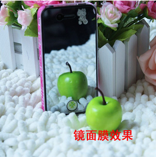 苹果五代贴膜 iphone5 镜子膜 iphone5镜面膜 前后贴膜