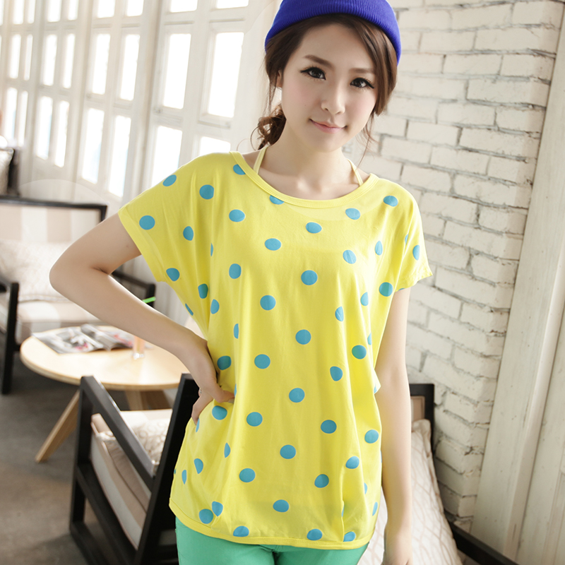 韩版休闲蝙蝠袖打底衫...