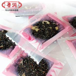  鲁润 玫瑰阿胶固元膏 即食 山东特产 10片 散装