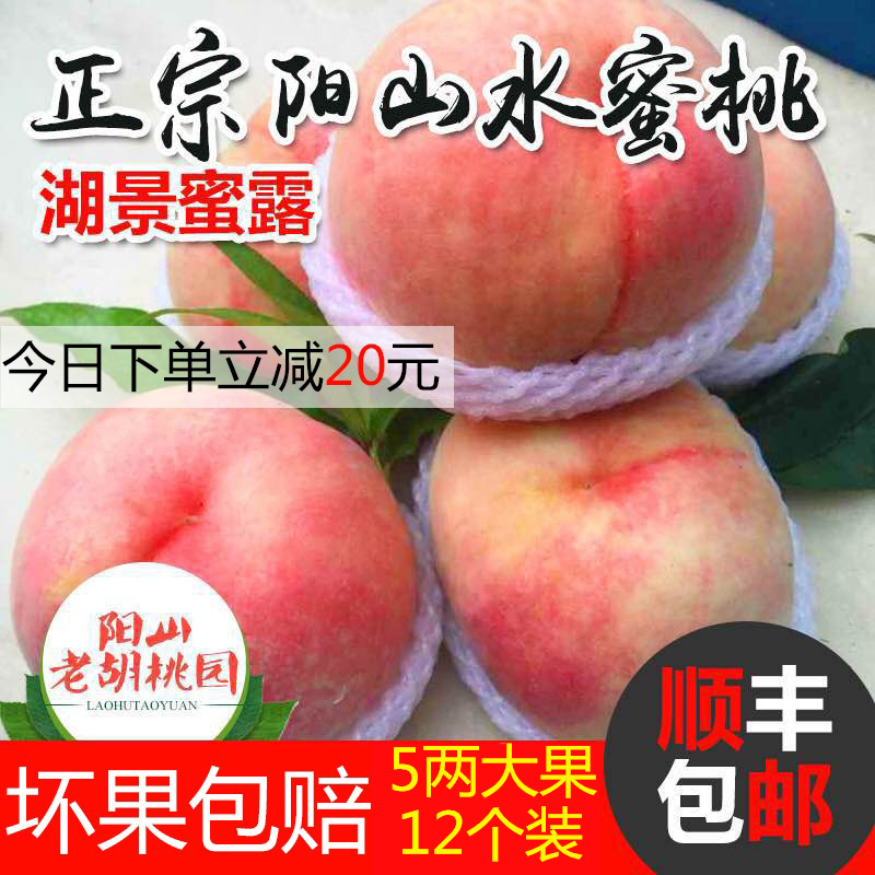 正宗阳山水蜜桃5两左右12个礼盒装 无锡时令新鲜水果软甜桃子现摘在类目 水产肉类/新鲜蔬果/熟食, 新鲜水果, 桃中 - 来自Buy2taobao.com提供专业的淘宝代购服务