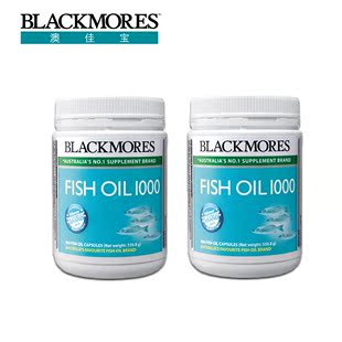 原装进口blackmores深海鱼油软胶囊400粒*2瓶 包邮降三高Omega3