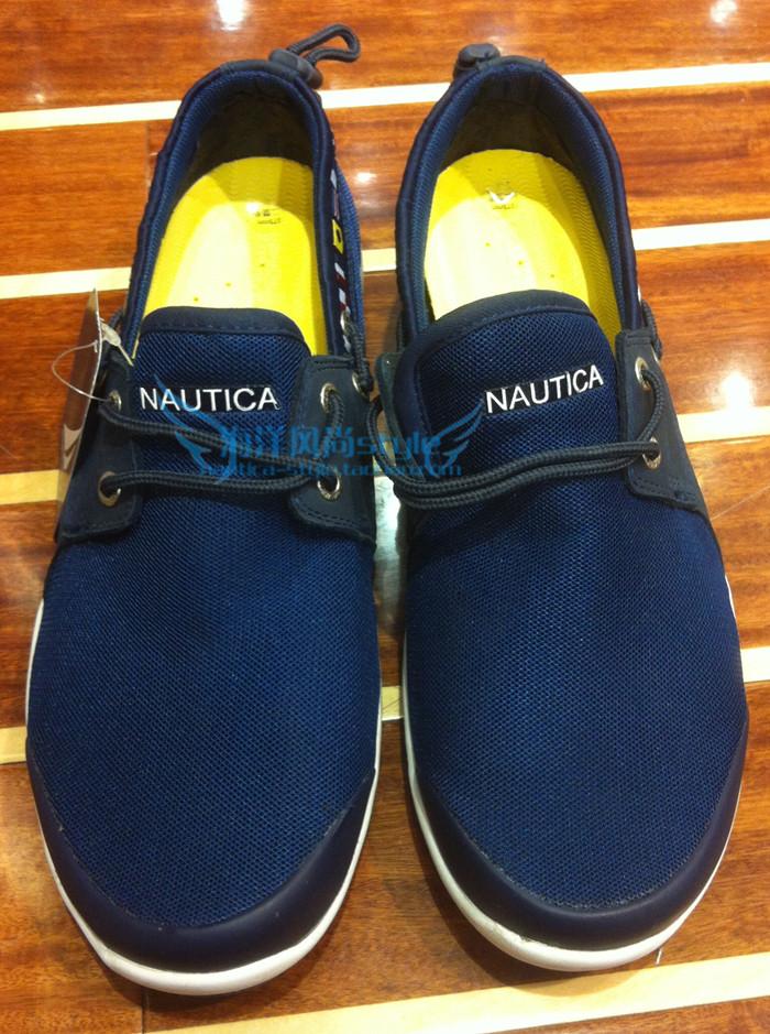 NAUTICA/Ново карты Покупка лодка для отдыха семафор обувь Синий NA10157 (ПДж)