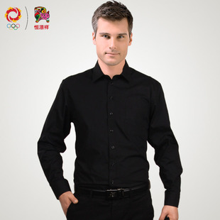 黑色衬衣男长袖正品商城,淘宝黑色衬衣男长袖