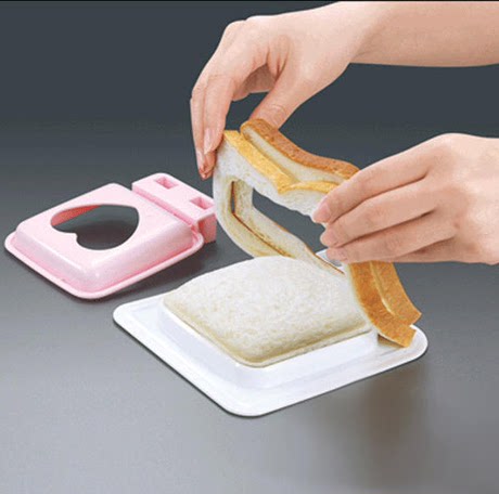 日本进口正品宝宝三明治心形模具自制儿童早餐