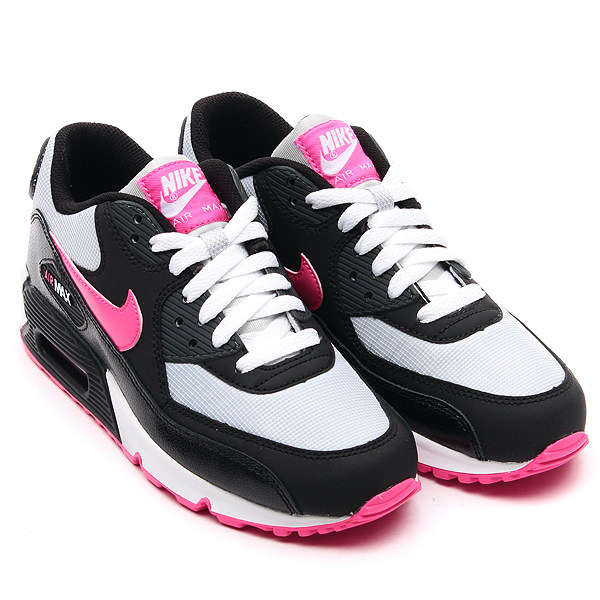 日本进口 <em>NIKE AIR MAX 90</em> 黑粉色<em>女款</em>跑步鞋