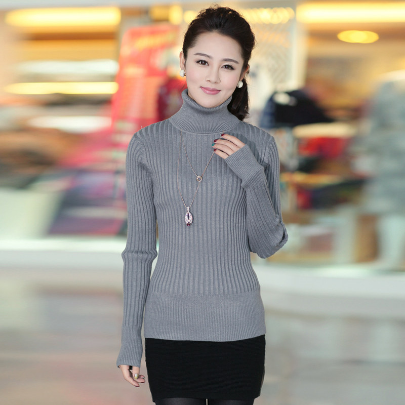 秋冬新品 恒源祥女士羊绒<em>衫 </em>女装修身<em>打底</em>毛衣