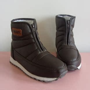  中老年雪地靴正品清仓保暖雪地靴男女低筒防水短靴父亲鞋妈妈鞋冬