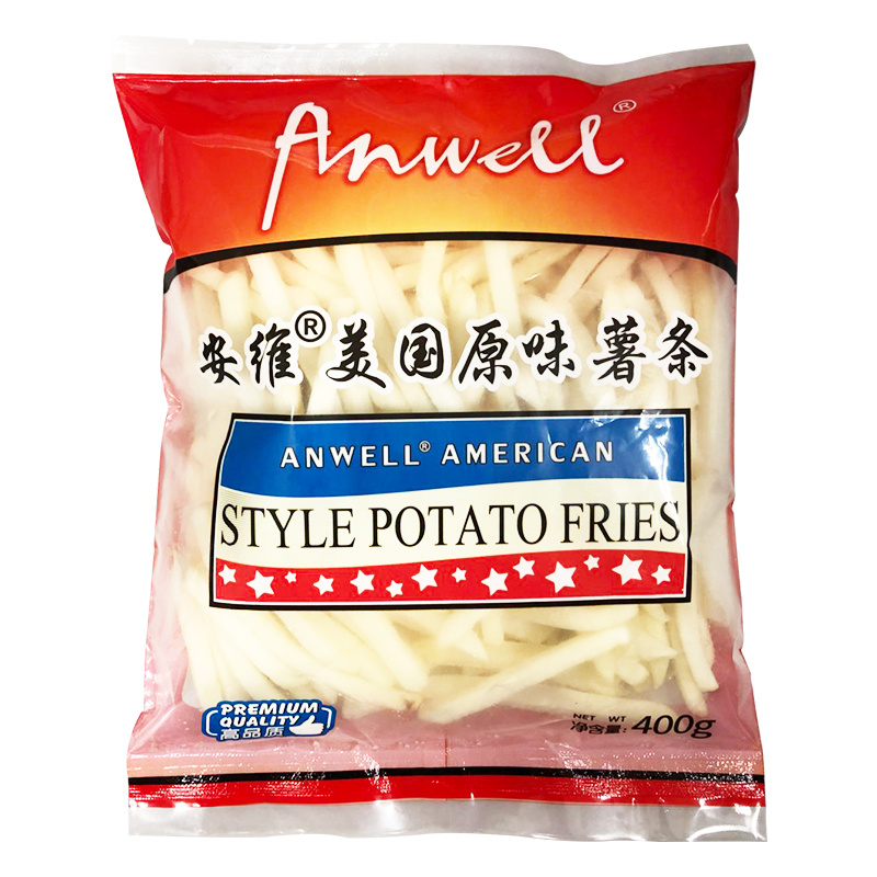 Anwell Freezing Original flavor French fries 400g Anvi Fried Partially Prepared Products Snack American importsin the Snacks/Nuts/Specialty , Confection/Class dates/Plum/Dried fruit , Potato products category - from Buy2taobao.com to provide professional Taobao agent buy service