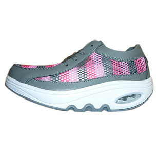 Teetering 包邮 bi-satellite genuine wedges shoes sport slim shoes leisure shoes with platform shoes fashion shoes NET shoes